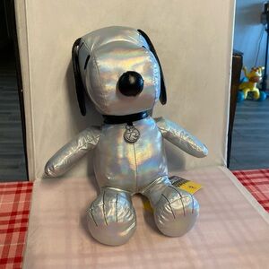 Peanuts Silver and Black Snoopy Dog Toy